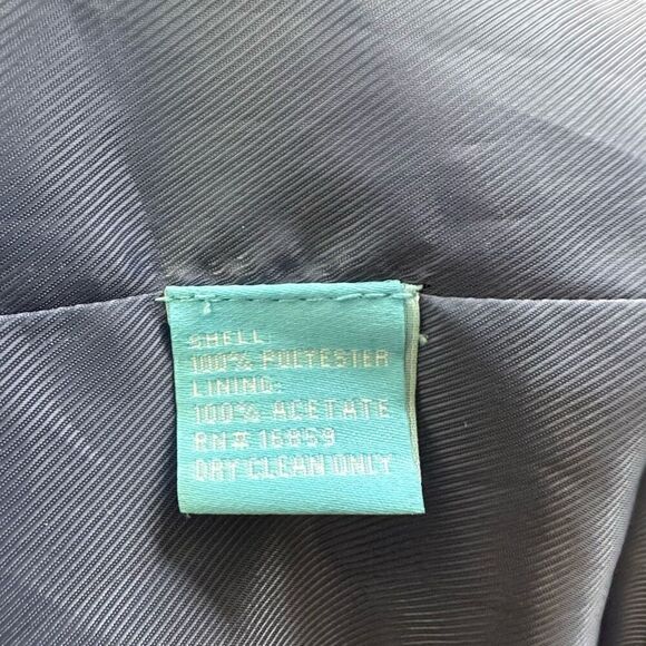J. McLaughlin Womens Blue Beige Check Tweed Blazer Coat Size XS Pockets Lined - Picture 9 of 10